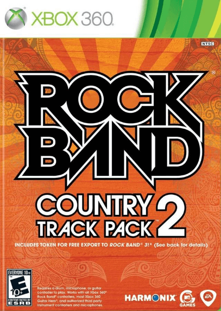 Rock Band Song Pack 2 box art for Xbox 360